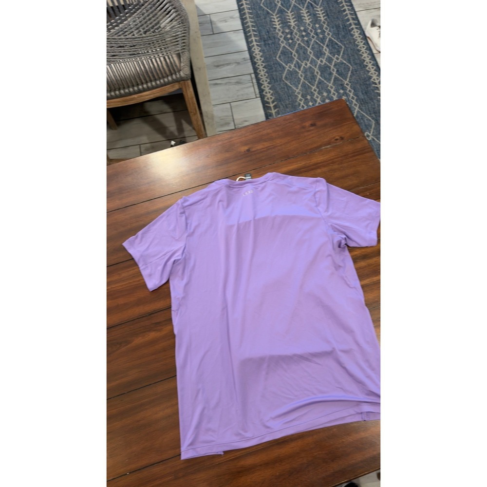 LSKD Mens Pace Running Tee Dahlia Purple Large MASS00606 Performance Shirt NWT - Picture 5 of 16